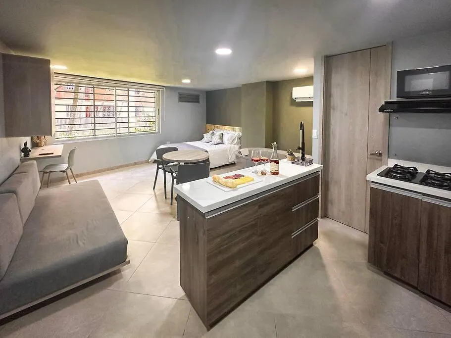 Loft Moderno Con Banera Medellin 1-03 Apartment Colombia